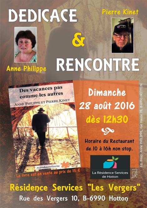 Anne Philippe & Pierre Kinet : DES VACANCES PAS COMME LES AUTRES