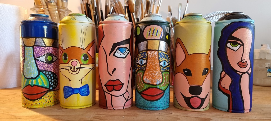 canettes, l’artiste de Sivry, Nathalie Houlmont, participe activement au projet Kdoll à Arlon