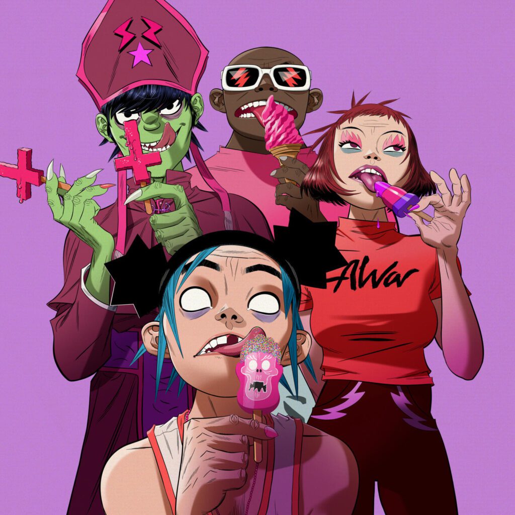 Gorillaz annonce aujourd'hui la sortie de son nouvel album studio "Cracker Island" pour le 24 février 2023 chez Parlophone.