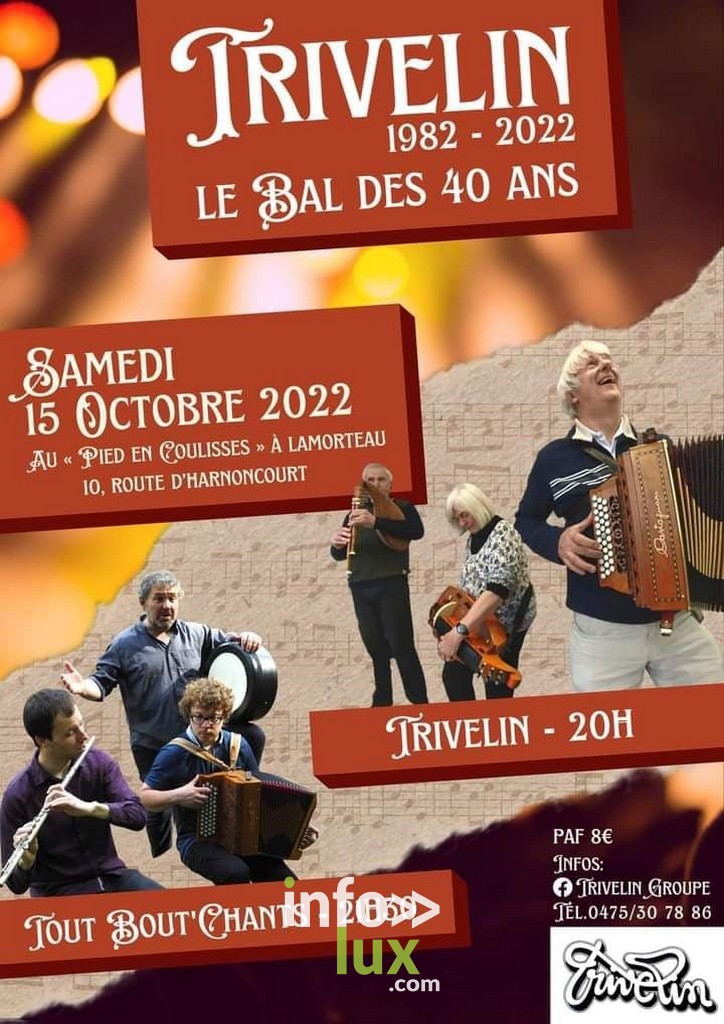 Le groupe folk Trivelin va fêter ses 40 ans d'existence!