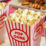 pop corn dans un sceau