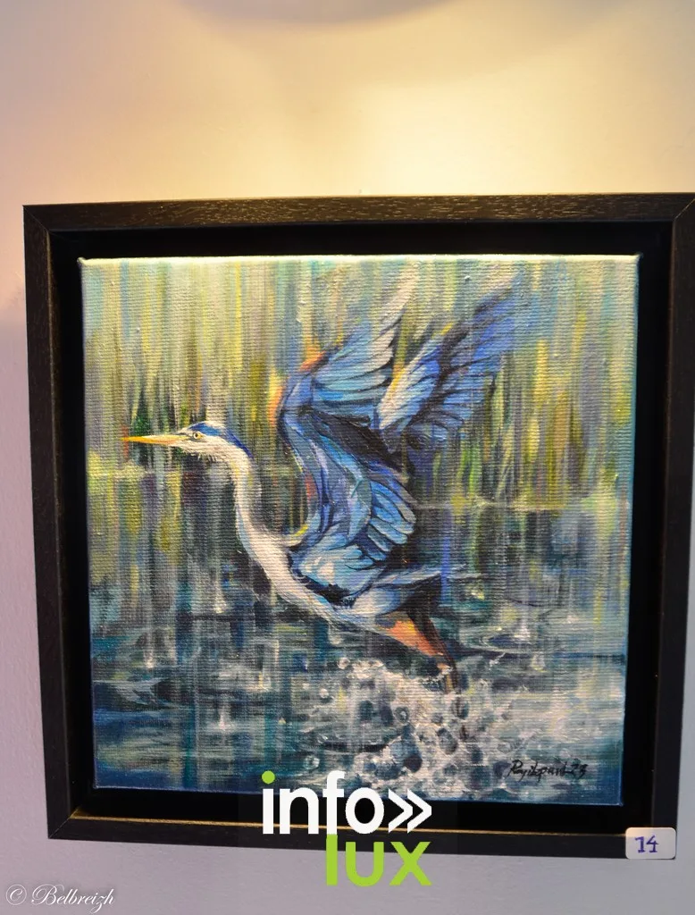 peinture expo radadesh au château de la petite somme à Durbuy