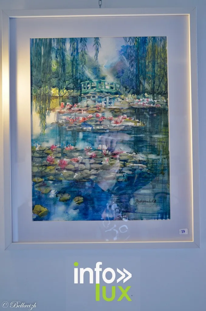 peinture expo radadesh au château de la petite somme à Durbuy
