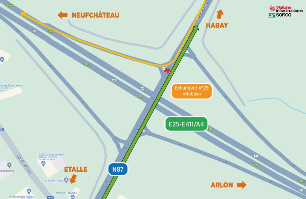 Habay > Travaux > Modernisation de l’échangeur