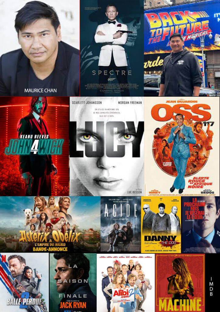 Filmographie non exhaustive de Maurice Chan