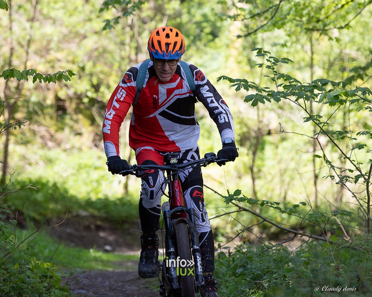VTT en Ardenne belge, descente forestière - province de Luxembourg