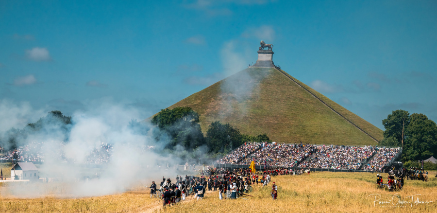 Bataille — Waterloo — Reconstitutions — photo Pierre-Olivier Tulkens