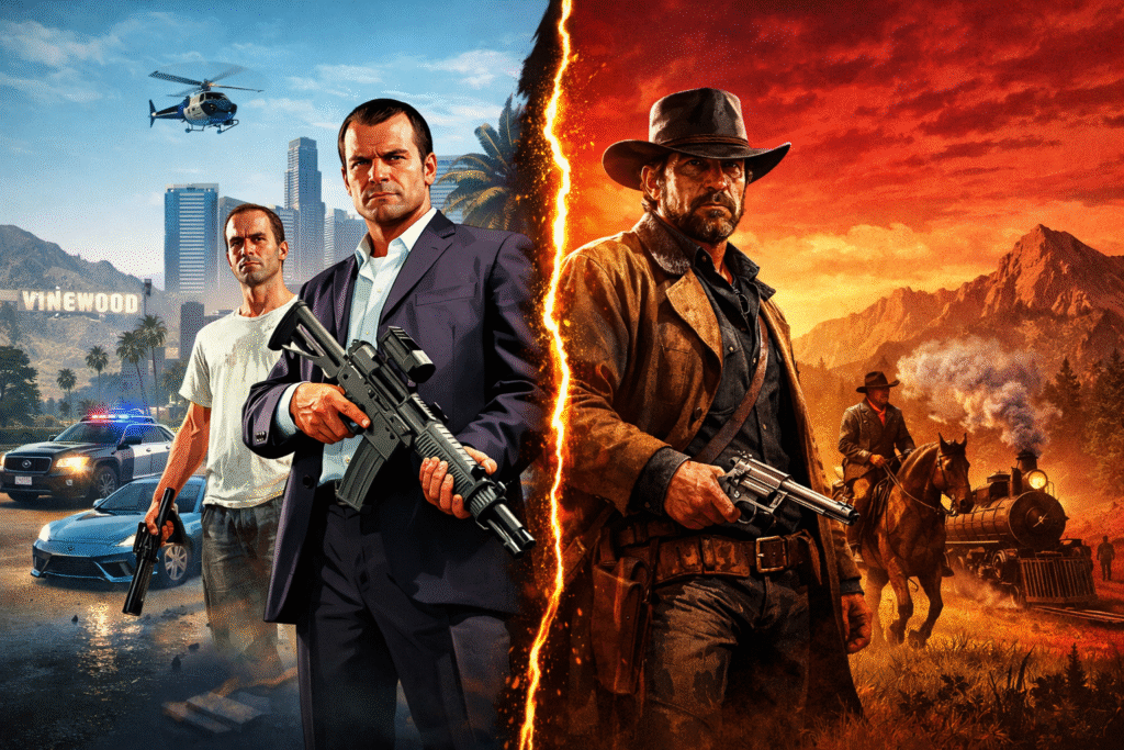Gaming > théories > Red Dead 2 X GTA 5