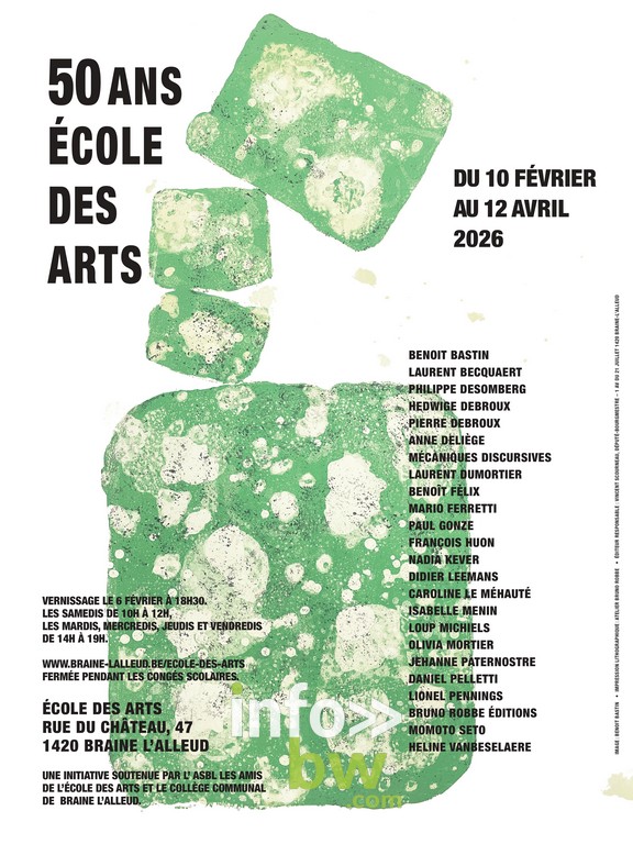 Braine-l’Alleud > Exposition > 50 ans École des Arts