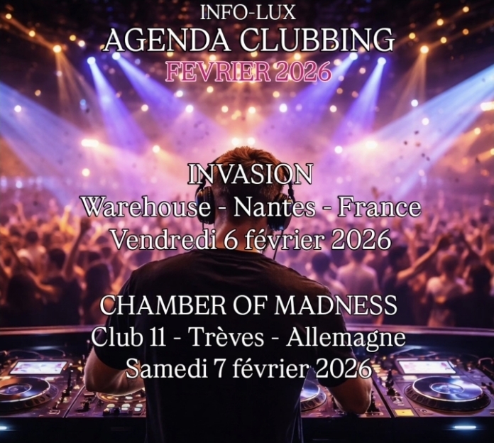 AGENDA CLUBBING FEVRIER 2026 1/4