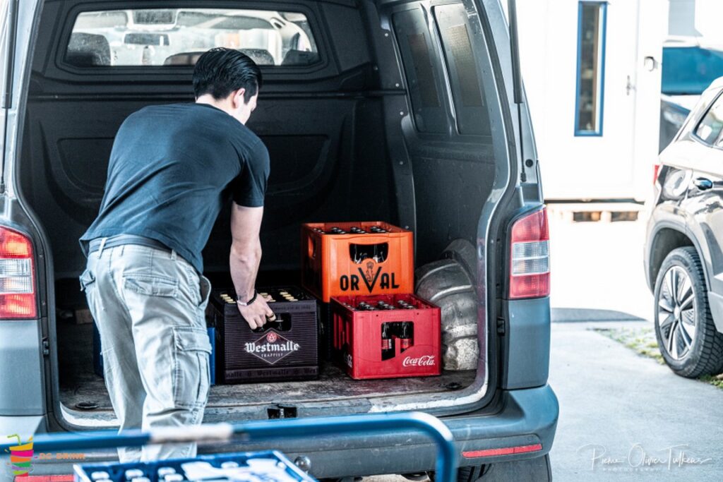 Livraison boissons DG Drink Braine-le-Château — service rapide dans tout le Brabant Wallon rayon 15-20 km