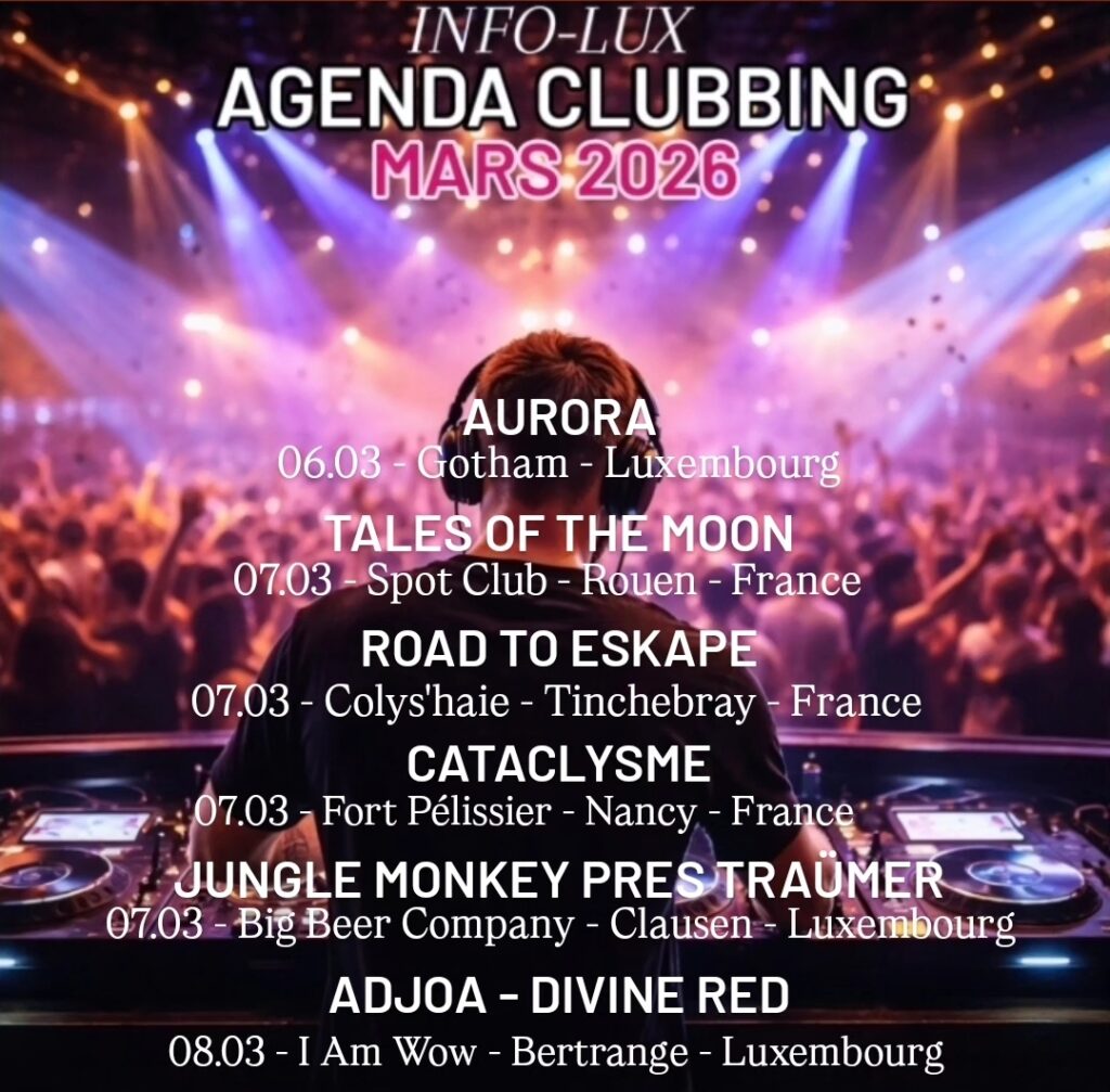 AGENDA CLUBBING MARS 2026 (1/4)
