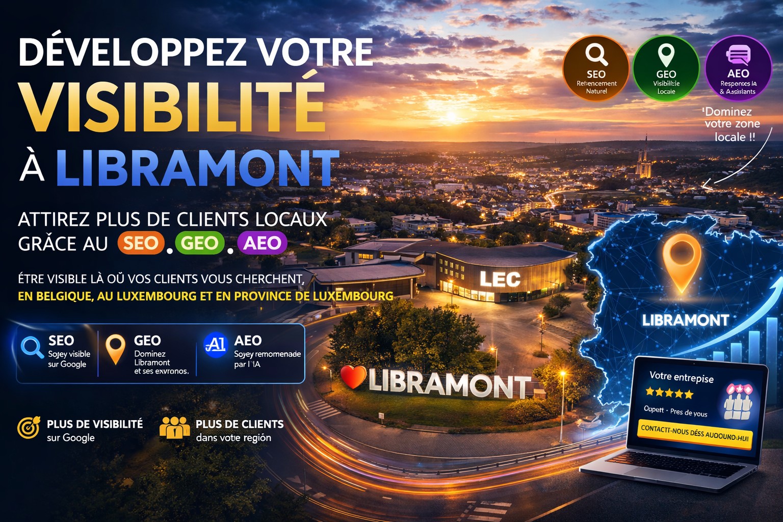 SEO GEO AEO Libramont Haute-Ardenne