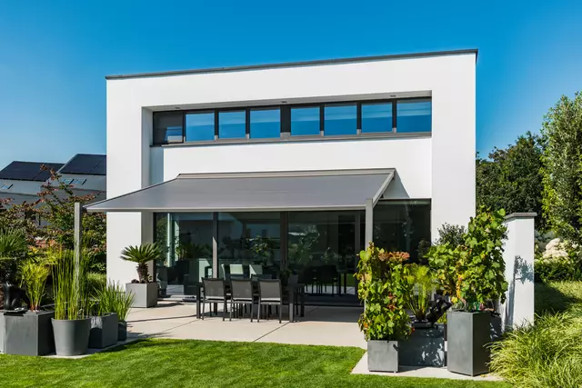 Realisation pergola Lapure Renson résidence privee - WB Outdoor Concept revendeur officiel