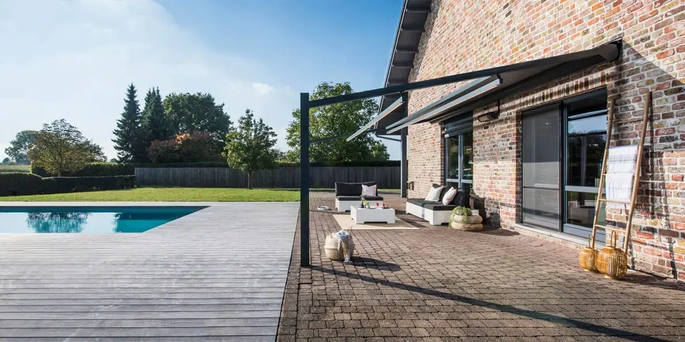 Pergola Lapure Renson toile rétractable - WB Outdoor Concept revendeur officiel