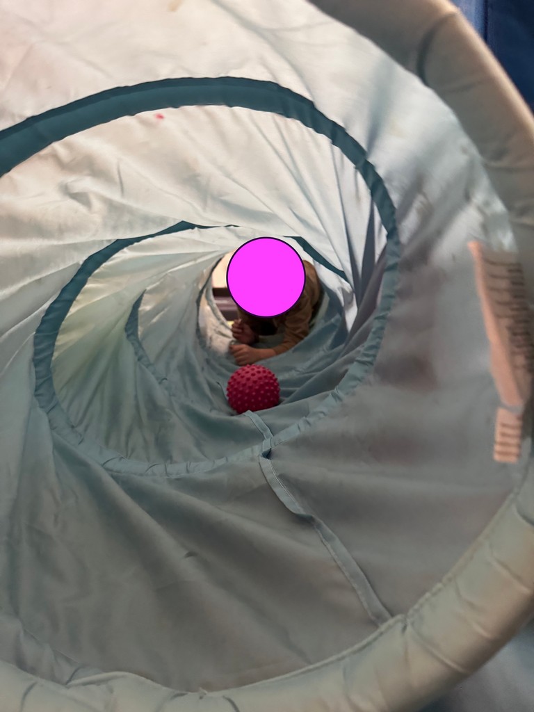 Enfant en exploration motrice libre observé lors d'une séance de psychomotricité en crèche