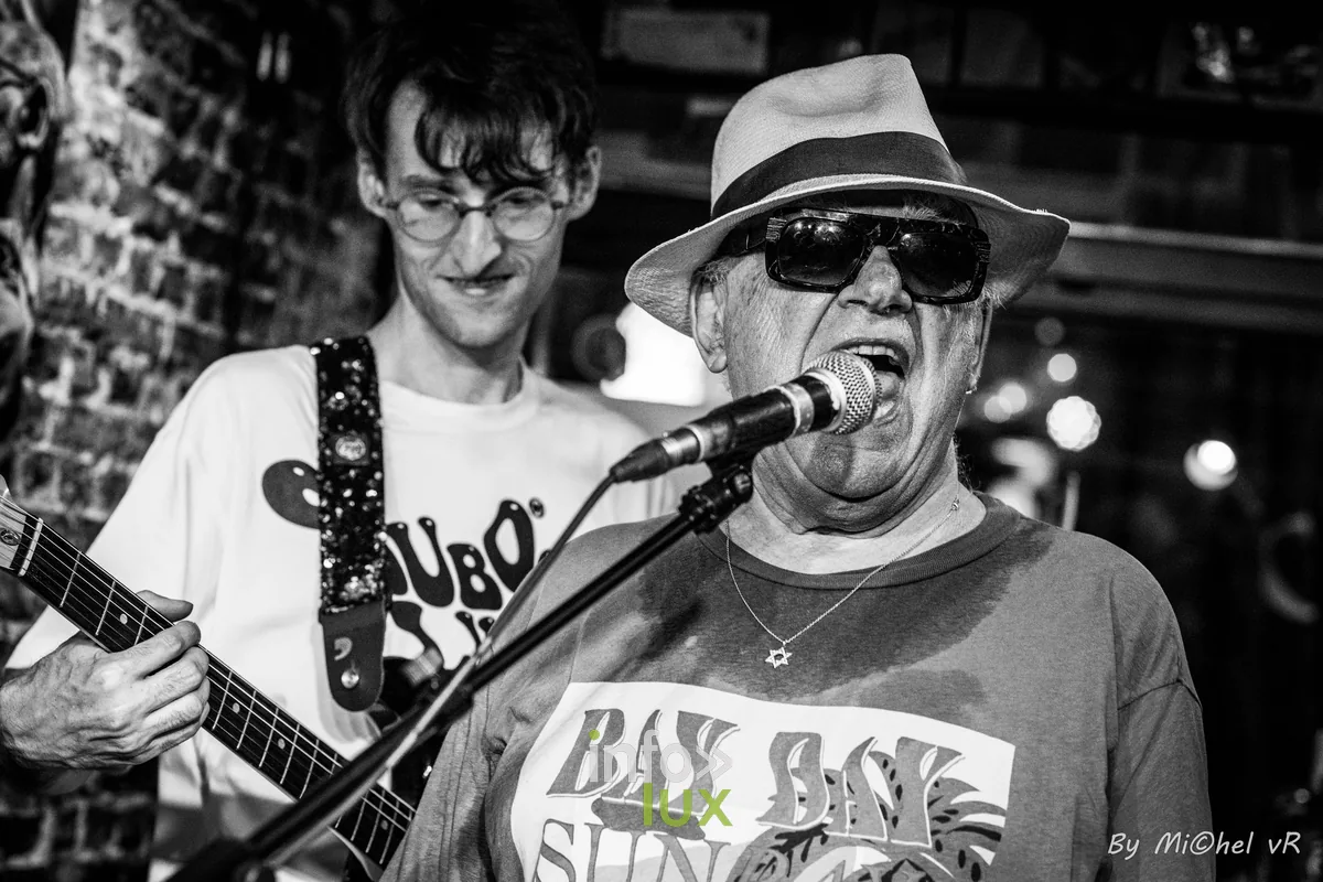 Boogie Boy en concert au Café Bizon — Brussels Jazz Weekend 2026 Day Two, photo 29 par Michel van Rhijn (noir et blanc)