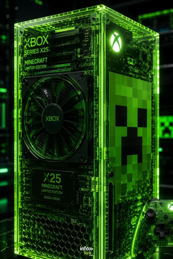 Gaming > Hardware > Xbox Series X25 Minecraft Limited Edition