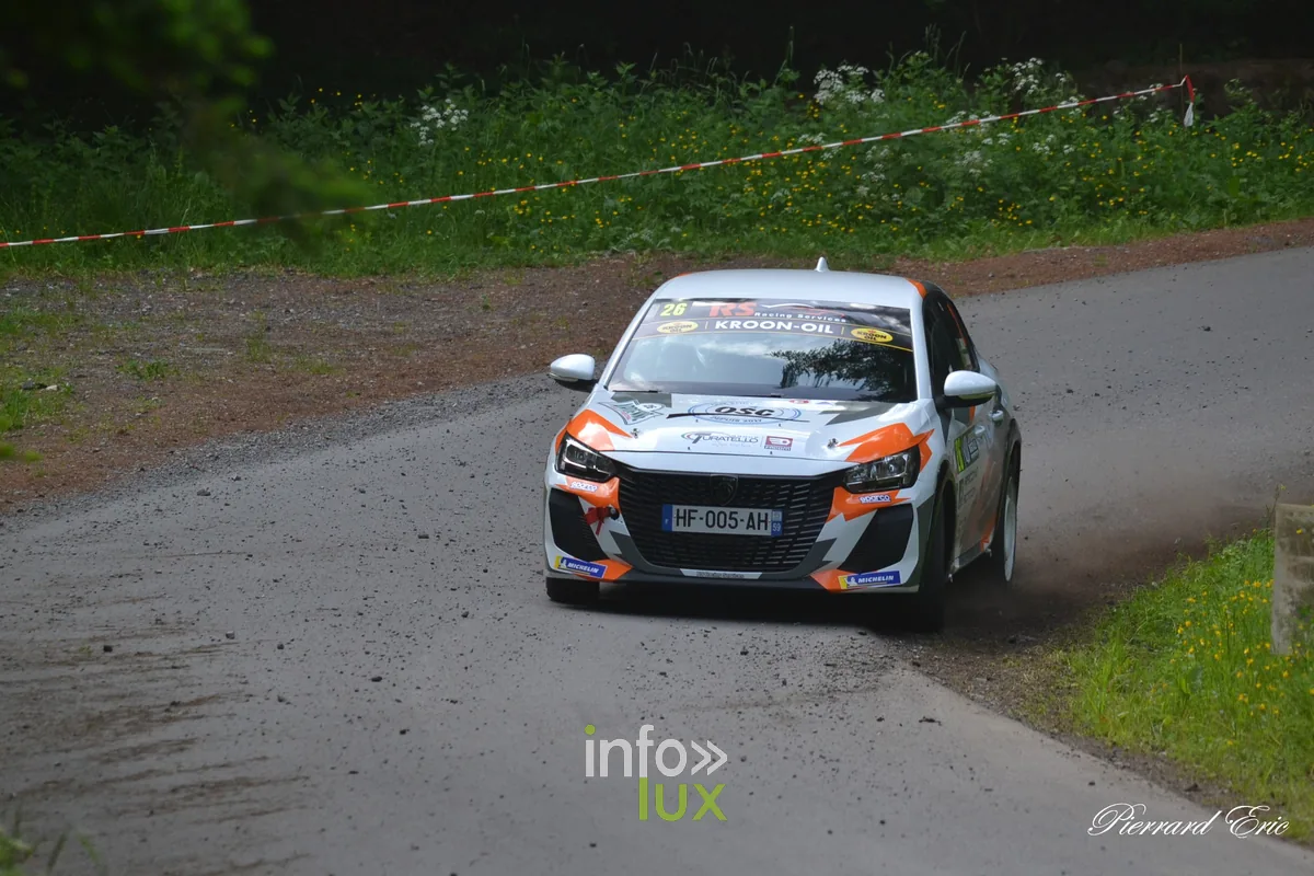 Peugeot 208 de Laurent Wilkin / Honnay — Ardenne Rally Festival 2026 — 3e Stellantis Cup