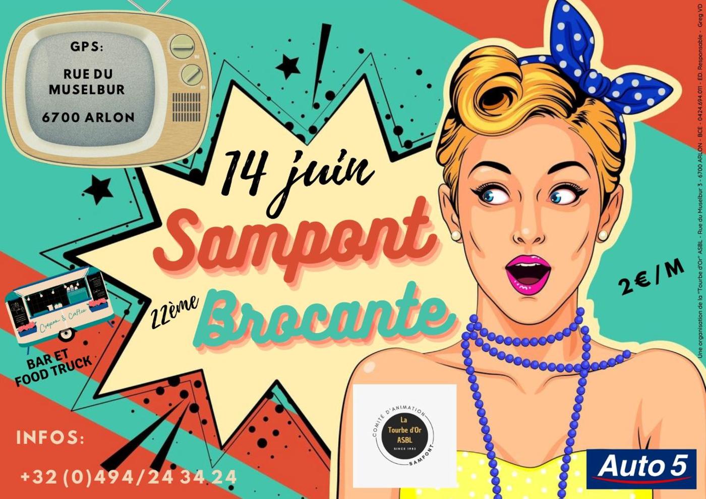 Affiche officielle Brocante 2026 — Sampont