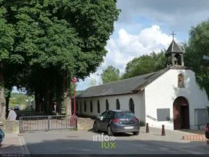 La chapelle Saint-Éloi à Athus, quartier de la Frontière, Aubange