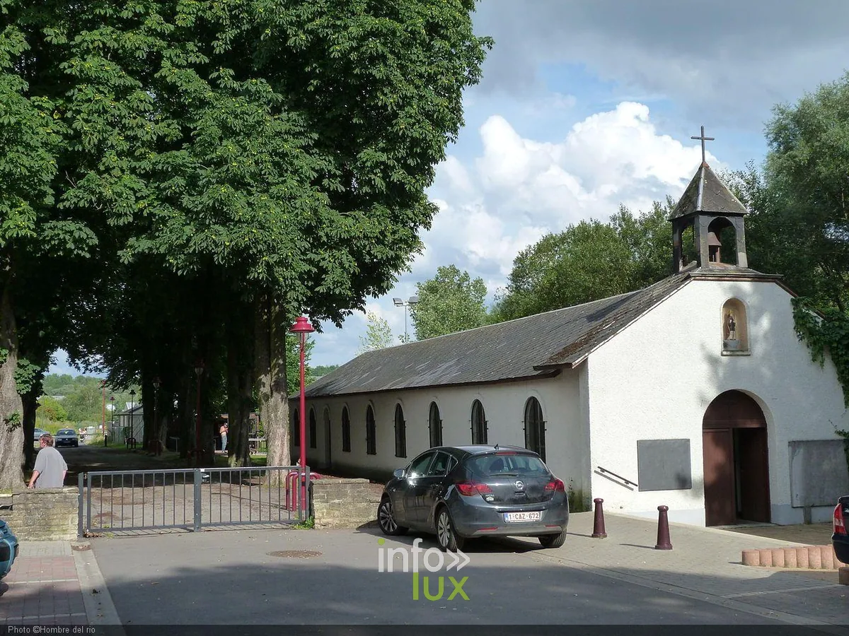 La chapelle Saint-Éloi à Athus, quartier de la Frontière, Aubange