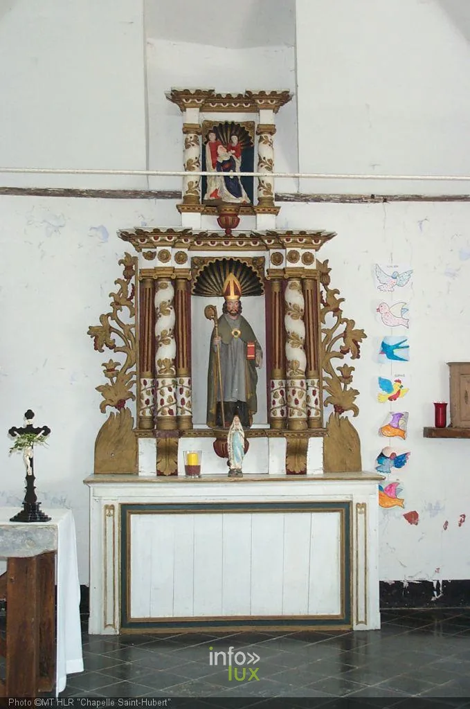 La chapelle Saint-Hubert d'Herlinval dans le village