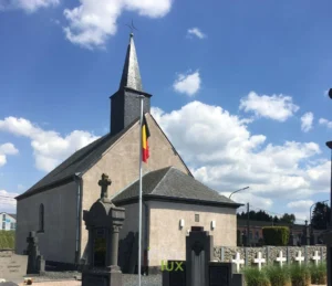 La chapelle Saint-Laurent dans l'ancien cimetière de Bastogne