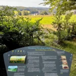 Vue sur Redu et la vallée de la Lesse depuis le Bois des Légendes