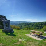 La vallée de l'Aisne depuis le point de vue d'Ozo, près de Durbuy