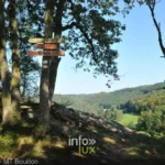 La Semois et l'abbaye de Cordemois vues du Rocher du Pendu à Corbion