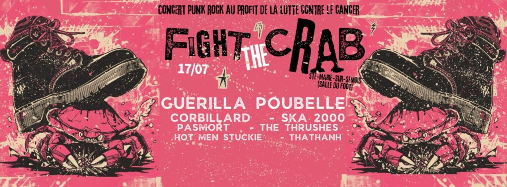 Sainte-Marie-sur-Semois > Concert caritatif > Fight The Crab